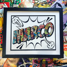Load image into Gallery viewer, Vintage 90's Marvel Comic Name Frames