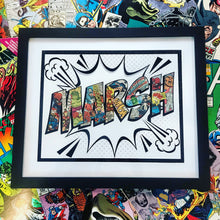 Load image into Gallery viewer, Vintage 90's Marvel Comic Name Frames