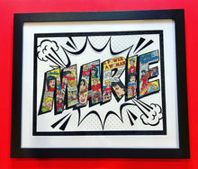 Load image into Gallery viewer, Archie Upcycled Comic Name Frames