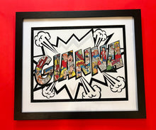 Load image into Gallery viewer, Archie Upcycled Comic Name Frames
