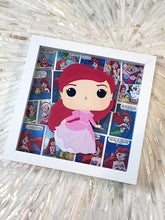 Load image into Gallery viewer, Ariel 3D Pop Up Comic Shadow Box