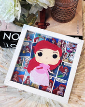 Load image into Gallery viewer, Ariel 3D Pop Up Comic Shadow Box