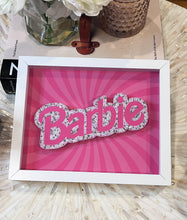 Load image into Gallery viewer, Barbie Inspired Hand Embellished Pop Art