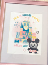 Load image into Gallery viewer, It's A Small World Mickey Pinkie Framed Art
