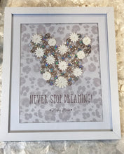 Load image into Gallery viewer, Embellished Glitter Print Leopard Mickey Head Framed Art