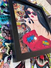 Load image into Gallery viewer, Wonder Woman Upcycled Comic Pop Up Frame