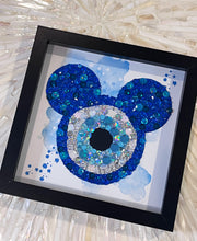 Load image into Gallery viewer, Mickey Hand Embellished Evil Eye Shadow Box
