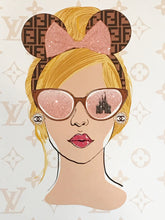 Load image into Gallery viewer, Diamond Dusted Disney Fashionista Framed Art
