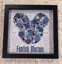 Load image into Gallery viewer, Mickey Haunted Mansion Hand Embellished Shadow Box Art
