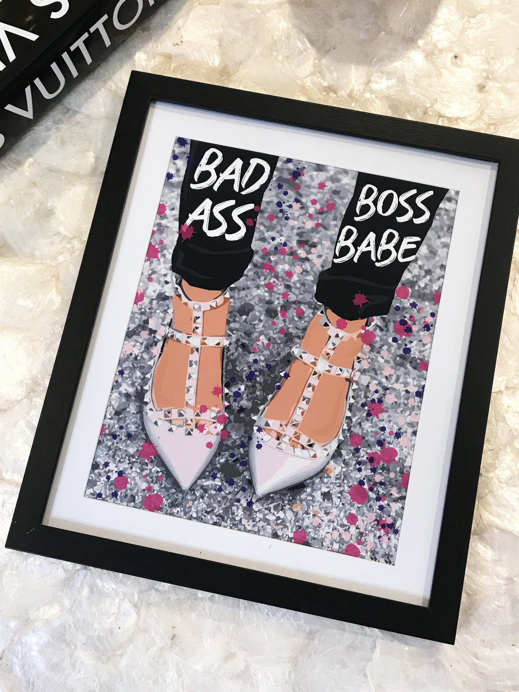 Bad Ass Boss Babe Framed Art