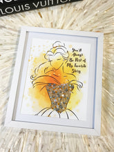 Load image into Gallery viewer, Belle Hand Embellished Framed Art
