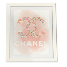 Load image into Gallery viewer, Hand Embellished Chanel Inspired Framed Art
