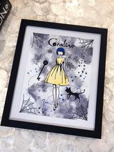 Load image into Gallery viewer, Coraline But Make It Fashion Framed Art
