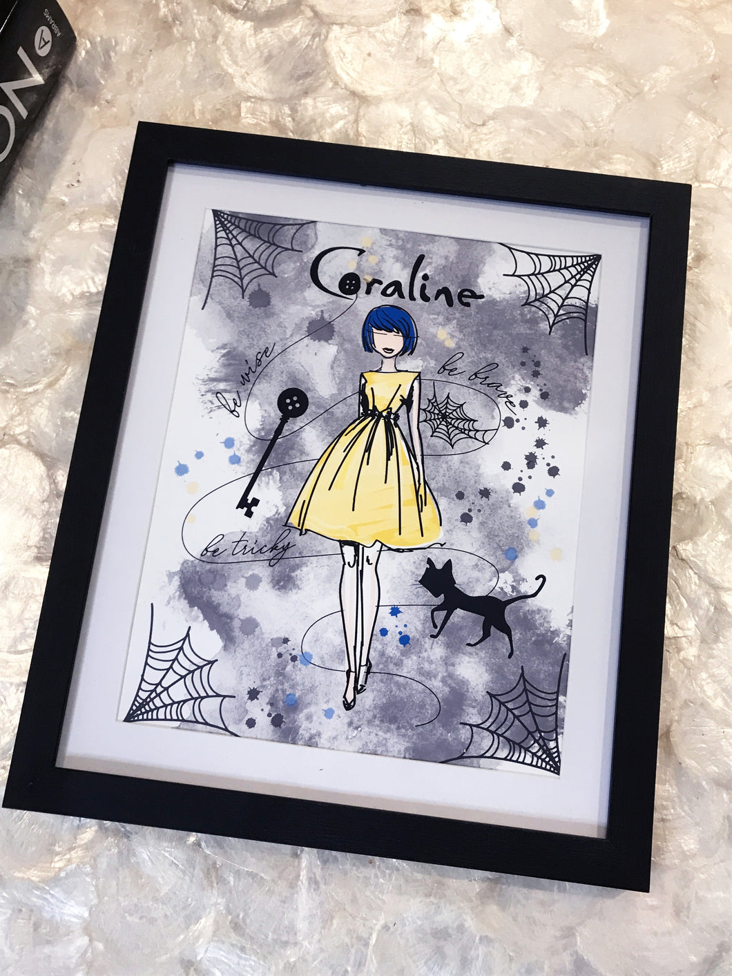 Coraline But Make It Fashion Framed Art