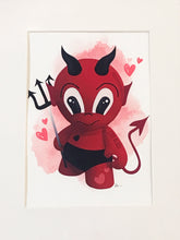 Load image into Gallery viewer, Cute As Hell Devil Pinkies Framed Art
