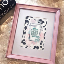 Load image into Gallery viewer, Fashionably Latte Pink Framed Art
