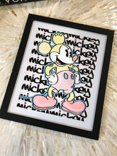 Load image into Gallery viewer, Street Vibes Mickey Mouse Framed Art
