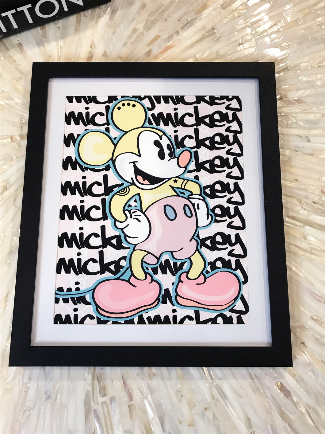 Street Vibes Mickey Mouse Framed Art