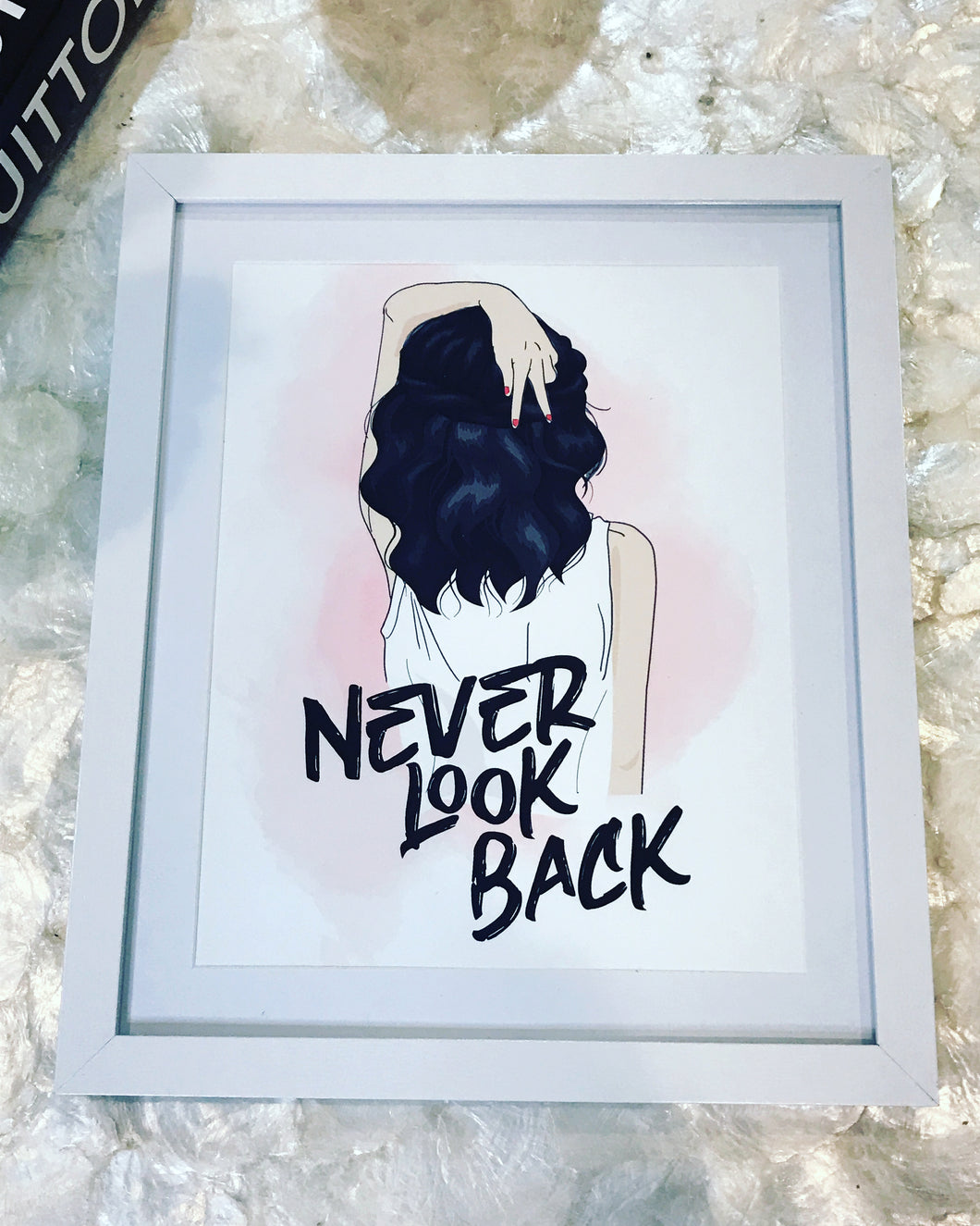 Never Look Back Framed Art