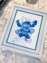 Load image into Gallery viewer, Ohana Means Family Stitch Framed Art
