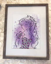 Load image into Gallery viewer, Rapunzel Hand Embellished Framed Art
