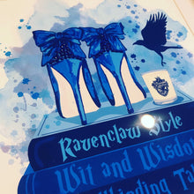 Load image into Gallery viewer, Ravenclaw Embellished Harry Potter Book Stack
