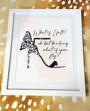 Load image into Gallery viewer, Don&#39;t Be Afraid To Fly Butterfly Shoe Framed Art
