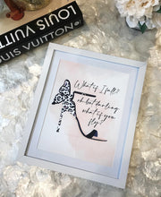 Load image into Gallery viewer, Don&#39;t Be Afraid To Fly Butterfly Shoe Framed Art
