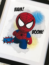 Load image into Gallery viewer, Spidey Pinkie Framed Art
