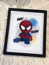 Load image into Gallery viewer, Spidey Pinkie Framed Art
