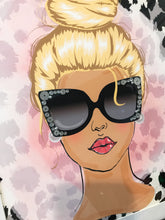 Load image into Gallery viewer, Blinged Out Sunglass Gal Framed Art
