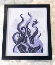 Load image into Gallery viewer, Poor Unfortunate Souls Ursula Glitter Print Framed Art
